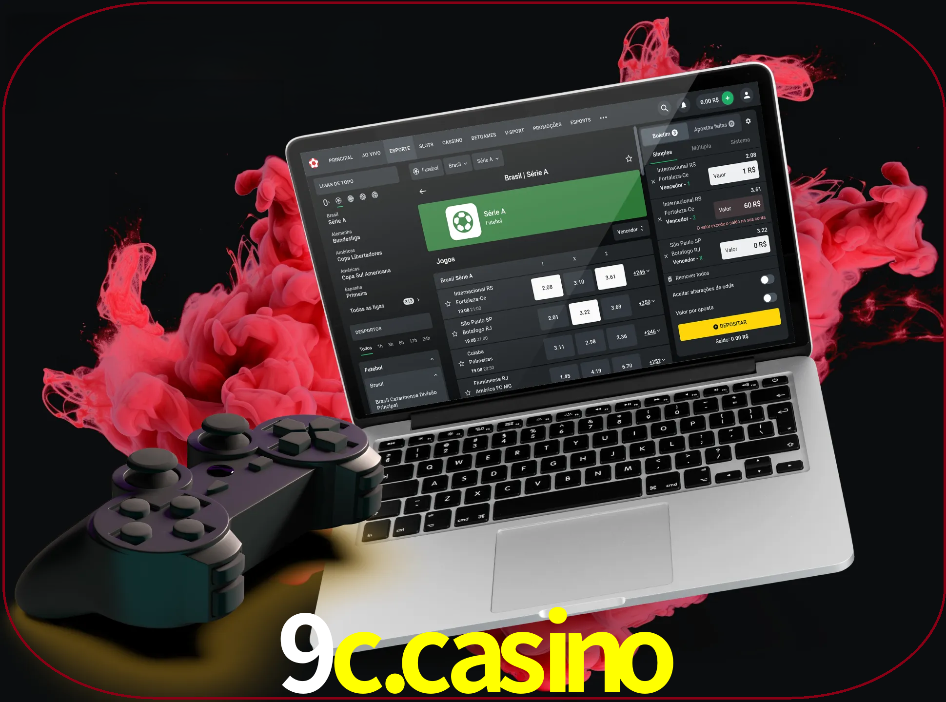 Visite a secção especial de jogos de vídeo em 9C.CASINO para descobrir em que jogos pode apostar e ganhar muito dinheiro.