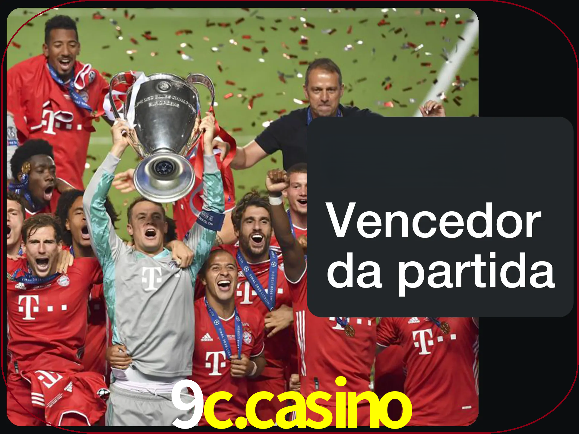 Aposte no vencedor e ganhe uma grande quantia de dinheiro.
